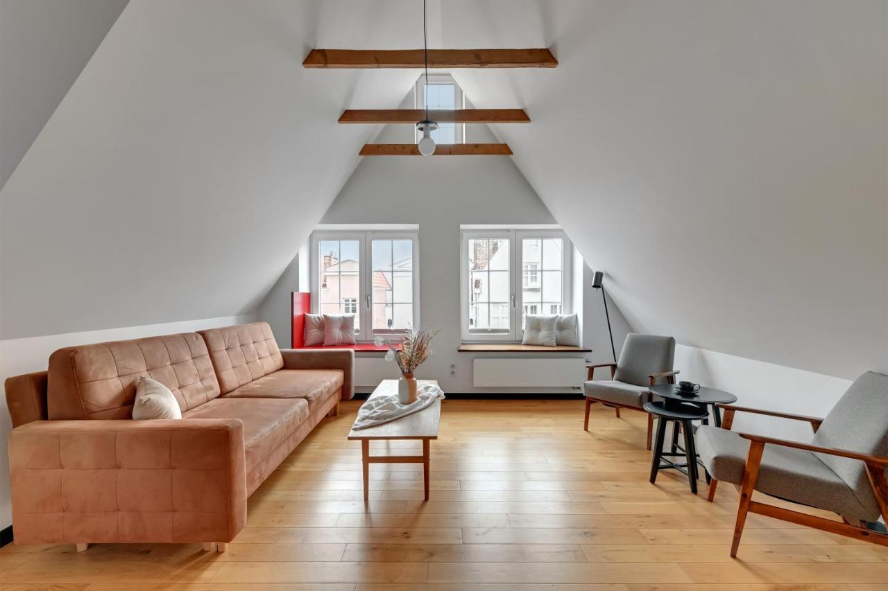 3-Level Apartment With A View Of St Mary'S Basilica By Downtown Apartments Gdansk Bagian luar foto